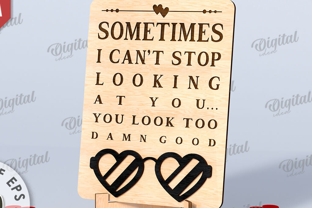 Σετ των 2 Intra απο ξύλο plywood 3mm-4mm πάχος – Διακόσμηση σταντ για την ημέρα του Αγίου Βαλεντίνου Κόψιμο με λέιζερ Δίασταση  20x20 cm INTRAFABR-114872505