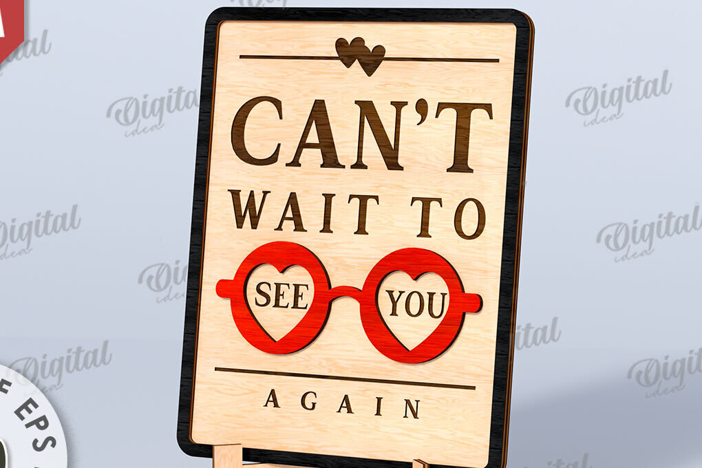 Σετ των 2 Intra απο ξύλο plywood 3mm-4mm πάχος – Διακόσμηση σταντ για την ημέρα του Αγίου Βαλεντίνου Κόψιμο με λέιζερ Δίασταση  20x20 cm INTRAFABR-114872678