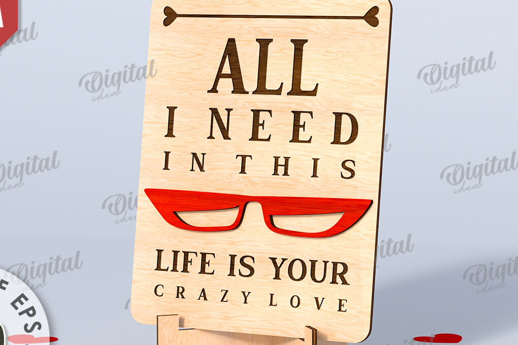 Σετ των 2 Intra απο ξύλο plywood 3mm-4mm πάχος – Διακόσμηση σταντ για την ημέρα του Αγίου Βαλεντίνου Κόψιμο με λέιζερ Δίασταση  20x20 cm INTRAFABR-114872691