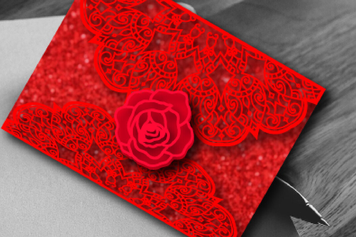 Σετ των 2 Intra απο ξύλο plywood 3mm-4mm πάχος – Γλυκιά δωροκάρτα του Αγίου Βαλεντίνου 869 Δίασταση  20x20 cm INTRAFABR-88810006