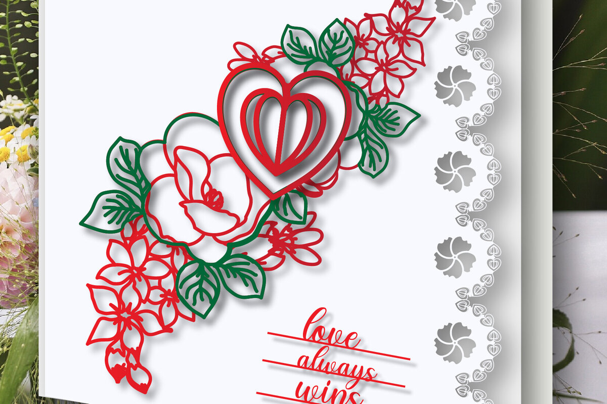 Σετ των 2 Intra απο ξύλο plywood 3mm-4mm πάχος – Γλυκιά δωροκάρτα για την ημέρα του Αγίου Βαλεντίνου 994 Δίασταση  20x20 cm INTRAFABR-85147455