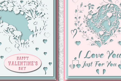 Σετ των 2 Intra απο ξύλο plywood 3mm-4mm πάχος – Γλυκιά δωροκάρτα για την ημέρα του Αγίου Βαλεντίνου997.4 Δίασταση  20x20 cm INTRAFABR-85955327