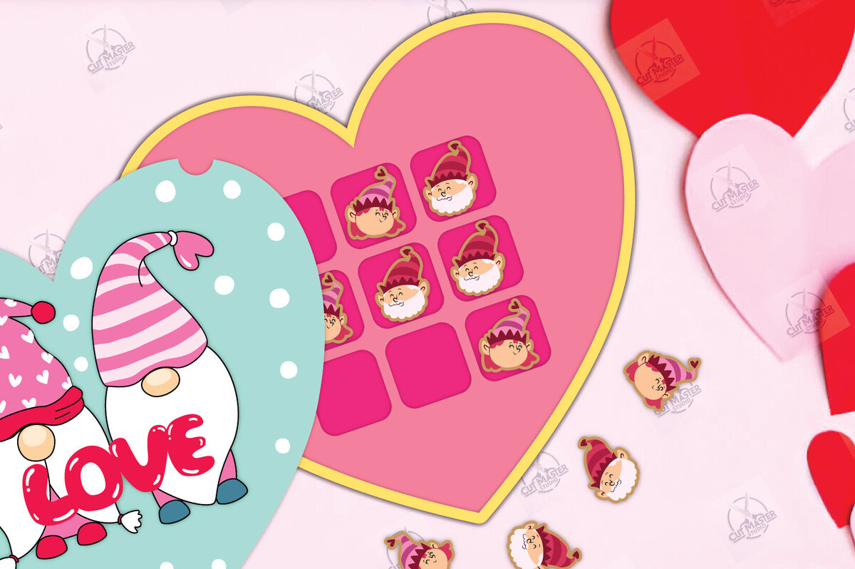 Σετ των 2 Intra απο ξύλο plywood 3mm-4mm πάχος – Ημέρα του Αγίου Βαλεντίνου Tic Tac Toe Cut Laser Δίασταση  20x20 cm INTRAFABR-112989090