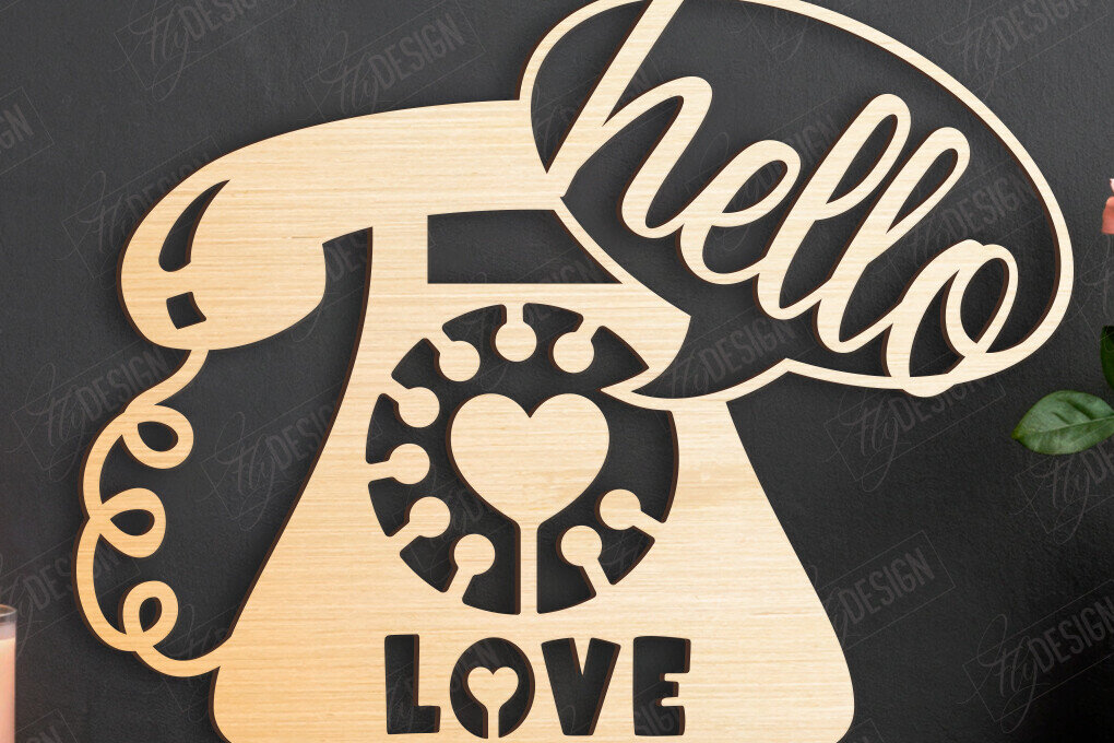 Intra απο ξύλο plywood 3mm-4mm πάχος – Τέχνη τοίχου για την ημέρα του Αγίου Βαλεντίνου | Ρομαντικό δώρο Δίασταση  40x30 cm INTRAFABR-110399287