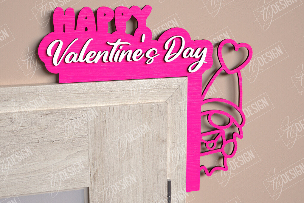 Intra απο ξύλο plywood 3mm-4mm πάχος – Γωνιές για τις πόρτες του Αγίου Βαλεντίνου | Διακόσμηση τοίχου Δίασταση  40x30 cm INTRAFABR-110270130