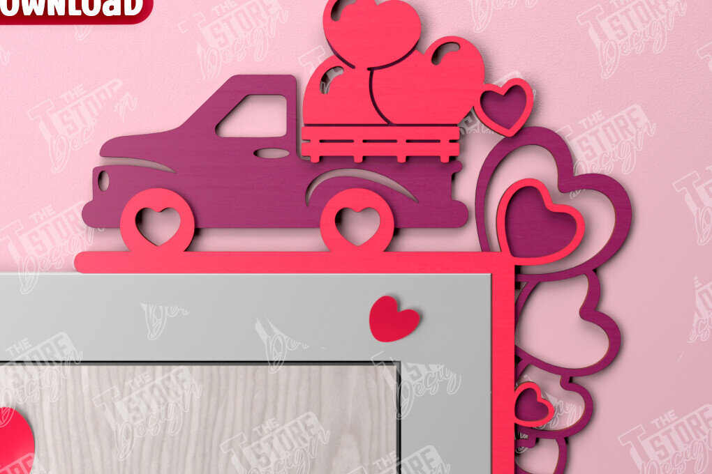 Intra απο ξύλο plywood 3mm-4mm πάχος – Γωνιές για τις πόρτες του Αγίου Βαλεντίνου | Διακόσμηση τοίχου Δίασταση  40x30 cm INTRAFABR-110188712