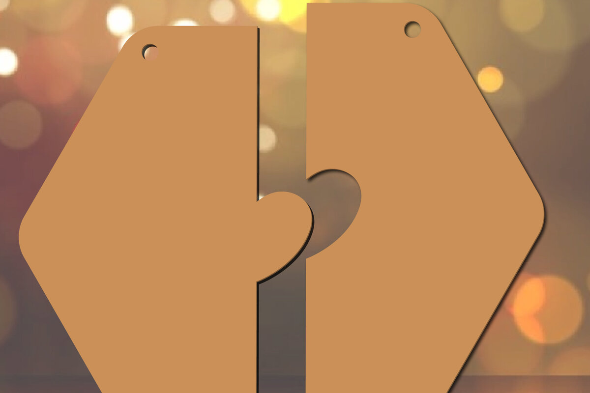 Σετ των 3 Intra απο ξύλο plywood 3mm-4mm πάχος – Μπρελόκ Αγίου Βαλεντίνου Laser-Cut Δίασταση  5x5 cm INTRAFABR-21352665