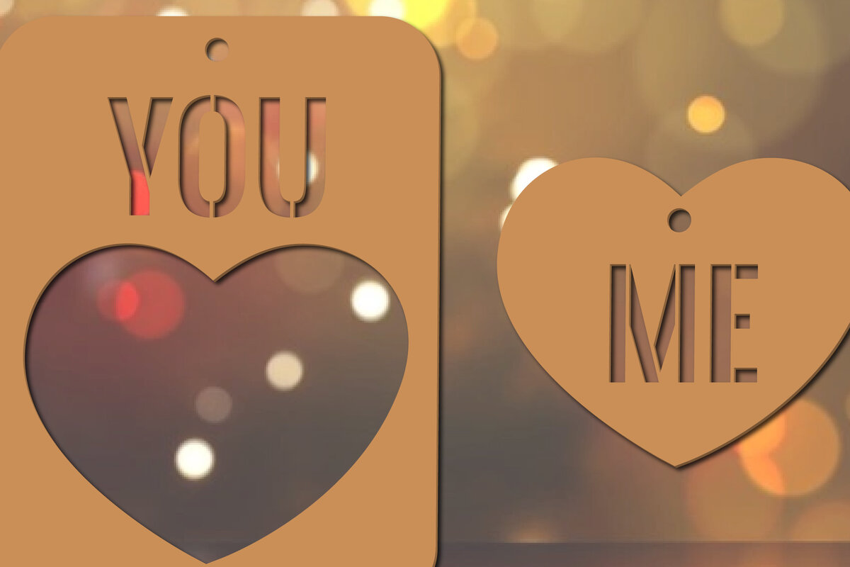 Σετ των 3 Intra απο ξύλο plywood 3mm-4mm πάχος – Μπρελόκ Αγίου Βαλεντίνου με Δίασταση  5x5 cm INTRAFABR-21352012