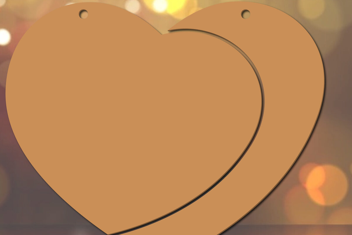 Σετ των 3 Intra απο ξύλο plywood 3mm-4mm πάχος – Μπρελόκ Αγίου Βαλεντίνου με Δίασταση  5x5 cm INTRAFABR-21357156