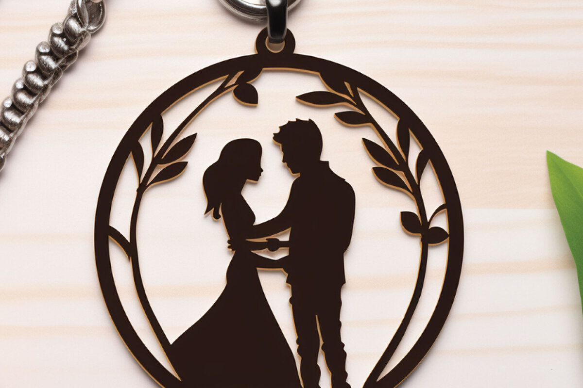 Σετ των 3 Intra απο ξύλο plywood 3mm-4mm πάχος – Μπρελόκ Αγίου Βαλεντίνου Design Δίασταση  5x5 cm INTRAFABR-85816112