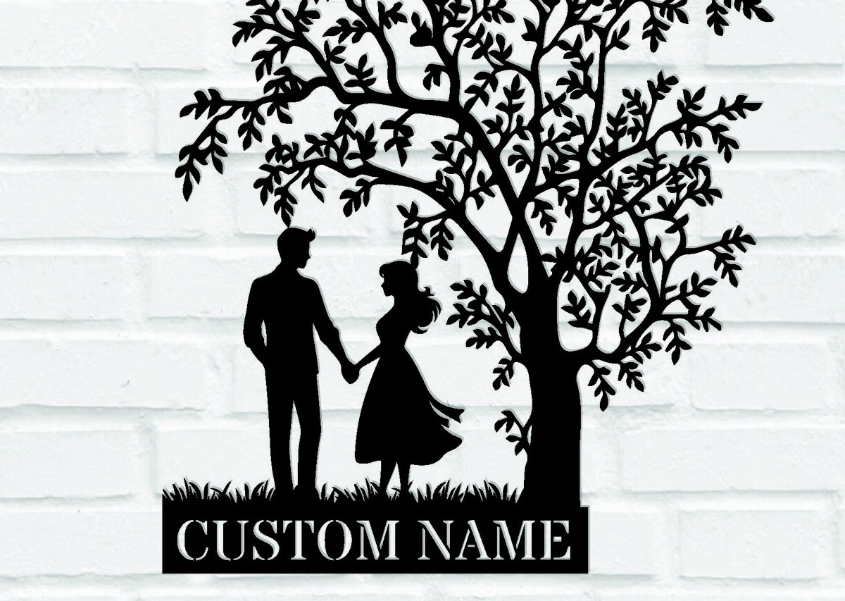 Σετ των 2 Intra απο ξύλο plywood 3mm-4mm πάχος – Μεταλλικές πινακίδες Αγίου Βαλεντίνου Δίασταση  20x20 cm INTRAFABR-112285338