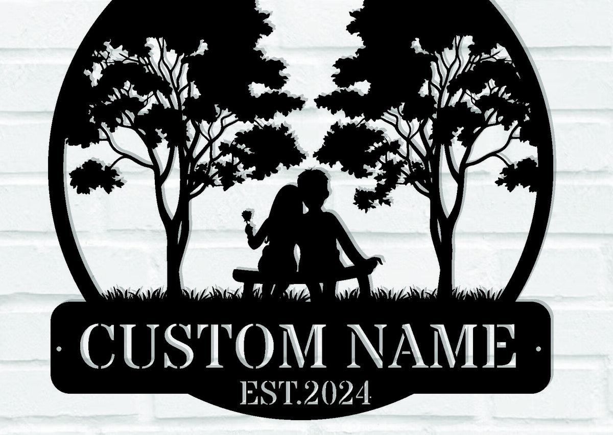 Σετ των 2 Intra απο ξύλο plywood 3mm-4mm πάχος – Μεταλλικές πινακίδες Αγίου Βαλεντίνου Δίασταση  20x20 cm INTRAFABR-112218239