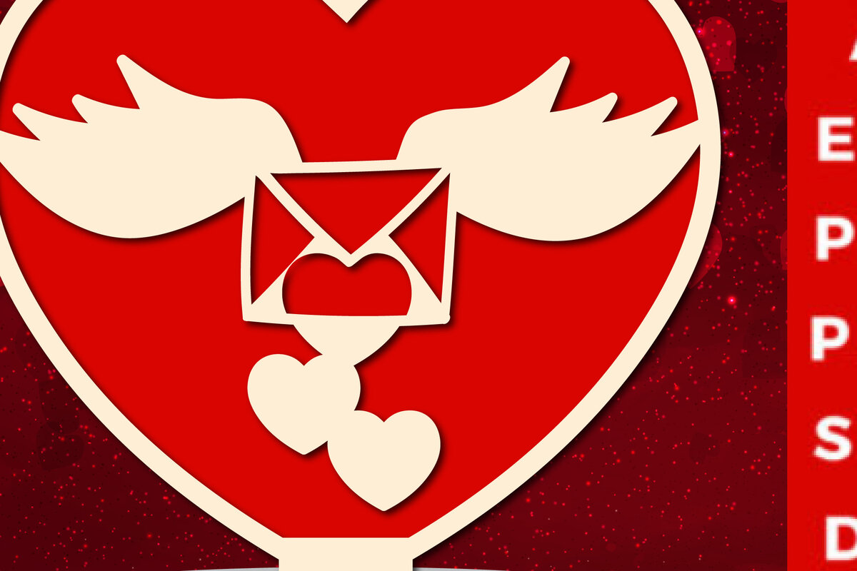 Σετ των 2 Intra απο ξύλο plywood 3mm-4mm πάχος – Valentine’s Multi-layer Heart Stand Δίασταση  20x20 cm INTRAFABR-23713235