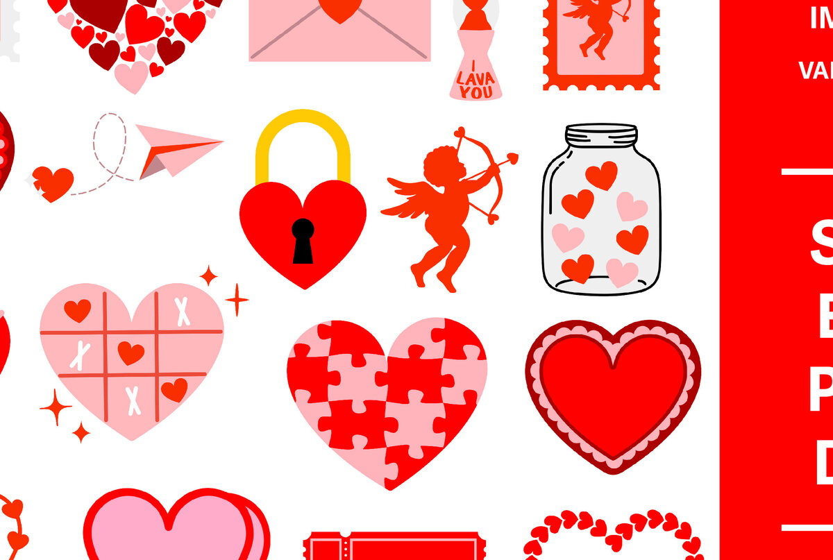 Σετ των 2 Intra απο ξύλο plywood 3mm-4mm πάχος – Valentines Δίασταση  20x20 cm INTRAFABR-88308711