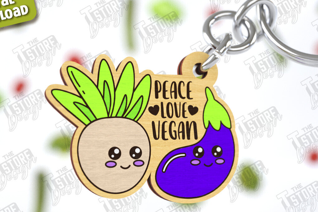 Σετ των 3 Intra απο ξύλο plywood 3mm-4mm πάχος – Vegan Κοπή Laser Μπρελόκ | Vegan μπρελόκ Δίασταση  5x5 cm INTRAFABR-122877979