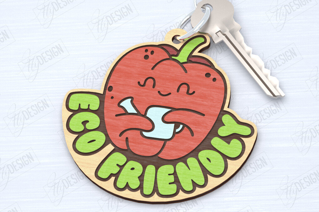 Σετ των 3 Intra απο ξύλο plywood 3mm-4mm πάχος – Vegan Κοπή Laser Μπρελόκ | Vegan μπρελόκ Δίασταση  5x5 cm INTRAFABR-120353699