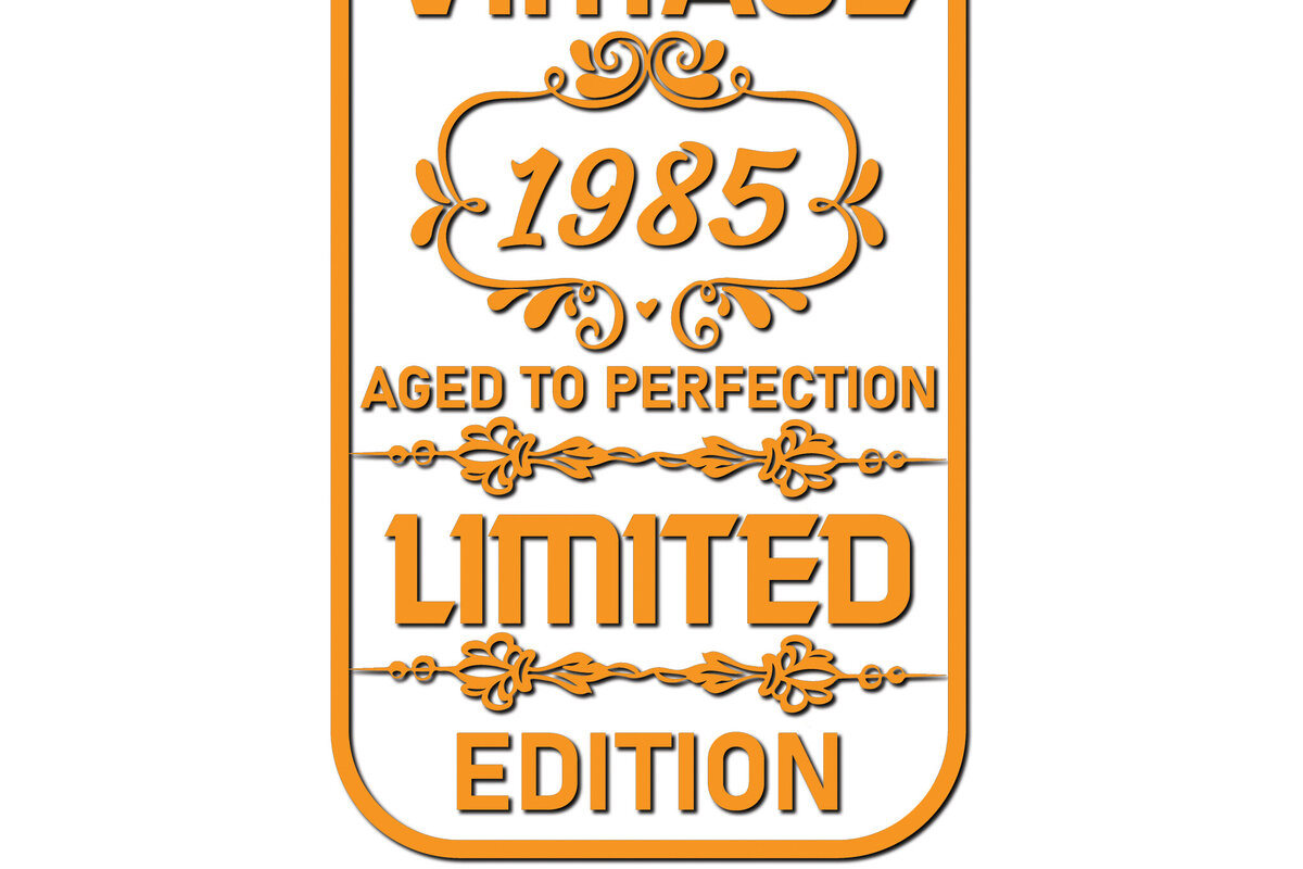 Intra απο ξύλο plywood 3mm-4mm πάχος – Vintage κάρτα γενεθλίων Design 2 Δίασταση  40x30 cm INTRAFABR-124875708