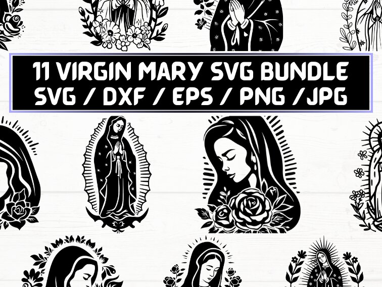 Σετ των 2 Intra απο ξύλο plywood 3mm-4mm πάχος – Παναγία, DXF, EPS, JPG, PNG Δίασταση  20x20 cm INTRAFABR-115723334