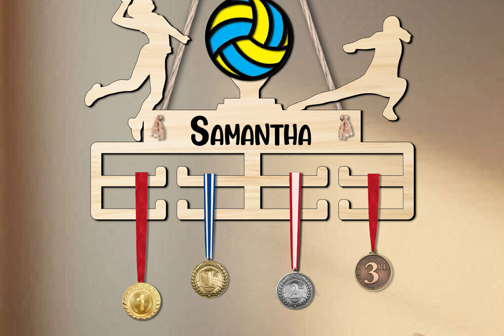 Σετ των 2 Intra απο ξύλο plywood 3mm-4mm πάχος – Βάση τοίχου με κρεμάστρα μετάλλων βόλεϊ Δίασταση  40x30 cm INTRAFABR-119905811