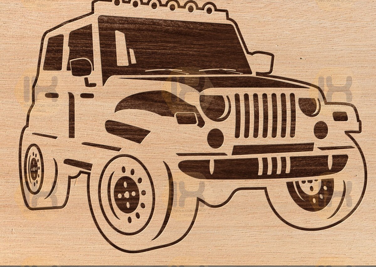 Intra απο ξύλο plywood 3mm-4mm πάχος – Διακόσμηση τοίχου με λέιζερ Χαρακτική  αυτοκινήτου Δίασταση  40x30 cm INTRAFABR-104777815