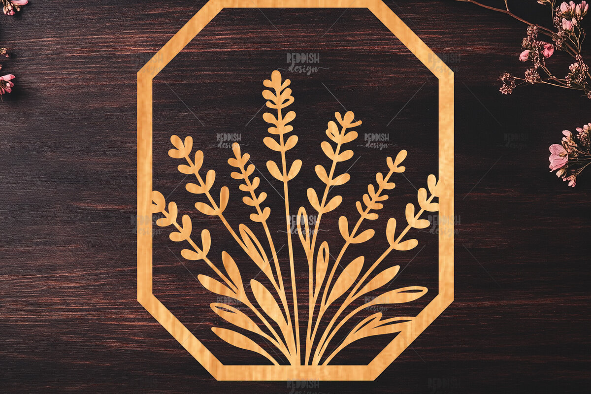 Intra απο ξύλο plywood 3mm-4mm πάχος – Wall Art Floral Πλαίσιο Δίασταση  40x30 cm INTRAFABR-125094948