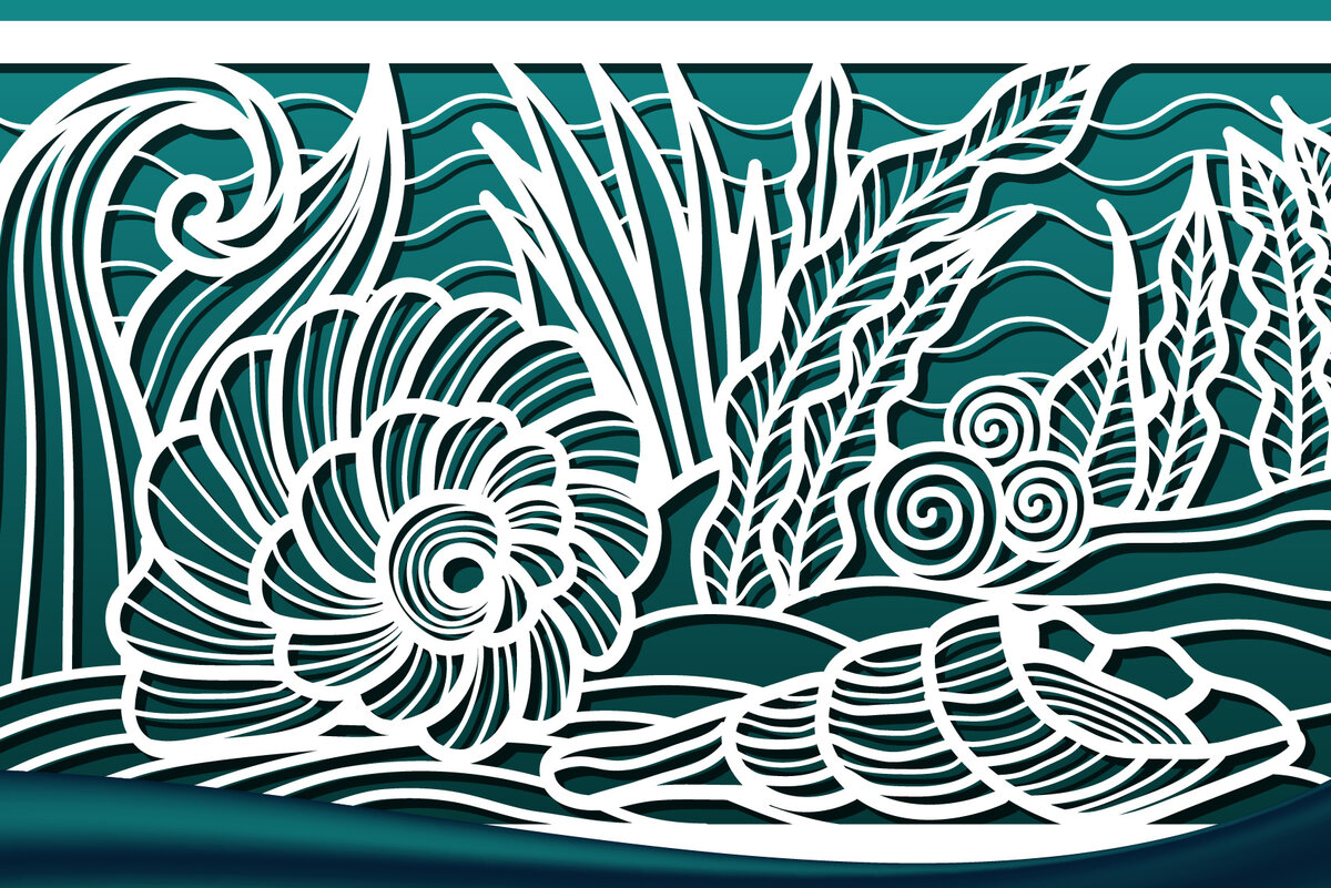 Intra απο ξύλο plywood 3mm-4mm πάχος – Πάνελ τοίχου, Αρχεία κοπής με λέιζερ CNC Δίασταση  40x30 cm INTRAFABR-4688905