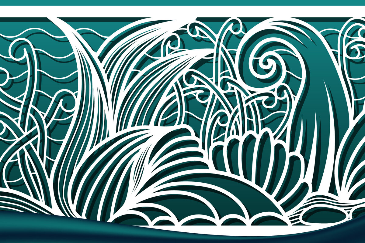 Intra απο ξύλο plywood 3mm-4mm πάχος – Πάνελ τοίχου, Αρχεία κοπής με λέιζερ CNC Δίασταση  40x30 cm INTRAFABR-4673454