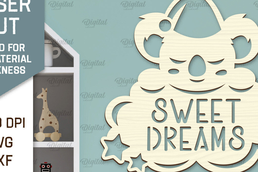 Σετ των 2 Intra απο ξύλο plywood 3mm-4mm πάχος – Τοίχο Διακόσμηση Βρεφικού Δωματίου Δίασταση  20x20 cm INTRAFABR-98430005