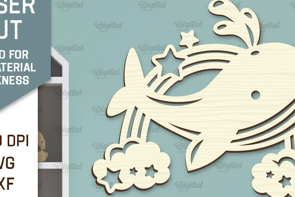 Σετ των 2 Intra απο ξύλο plywood 3mm-4mm πάχος – Τοίχο Διακόσμηση Βρεφικού Δωματίου Δίασταση  20x20 cm INTRAFABR-98430213