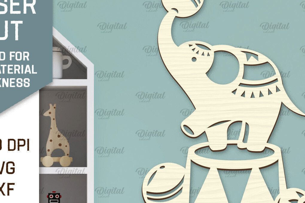 Σετ των 2 Intra απο ξύλο plywood 3mm-4mm πάχος – Τοίχο Διακόσμηση Βρεφικού Δωματίου Δίασταση  20x20 cm INTRAFABR-98406153