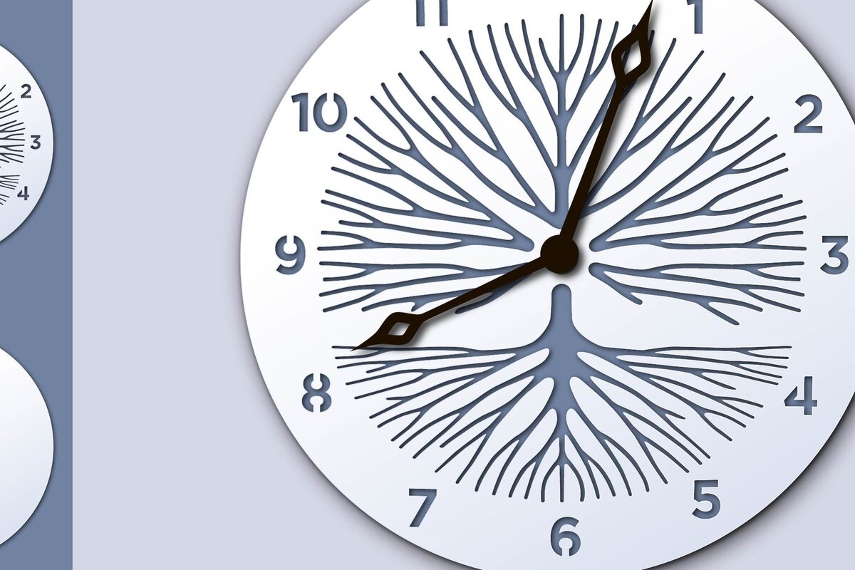 Intra απο ξύλο plywood 3mm-4mm πάχος – Ρολόι τοίχου Layered Tree of Life Δίασταση  40x30 cm INTRAFABR-28294764