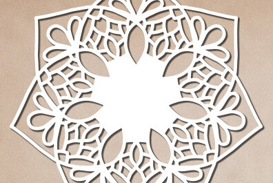 Intra απο ξύλο plywood 3mm-4mm πάχος – Διακόσμηση τοίχου Mandala Cut Laser Δίασταση  40x30 cm INTRAFABR-47879940