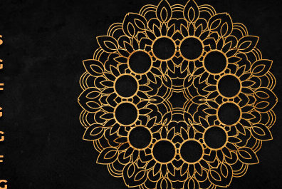 Σετ των 2 Intra απο ξύλο plywood 3mm-4mm πάχος – Διακόσμηση τοίχου Mandala Cut Laser Δίασταση  40x30 cm INTRAFABR-92467631