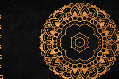 Intra απο ξύλο plywood 3mm-4mm πάχος – Διακόσμηση τοίχου Mandala Cut Laser Δίασταση  40x30 cm INTRAFABR-92467698
