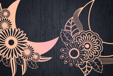 Intra απο ξύλο plywood 3mm-4mm πάχος – Διακόσμηση τοίχου Moon, Paper Cut Δίασταση  40x30 cm INTRAFABR-37306896