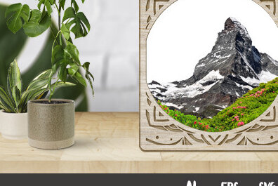 Intra απο ξύλο plywood 3mm-4mm πάχος – Πλαίσιο τοίχου Δίασταση  40x30 cm INTRAFABR-27382671