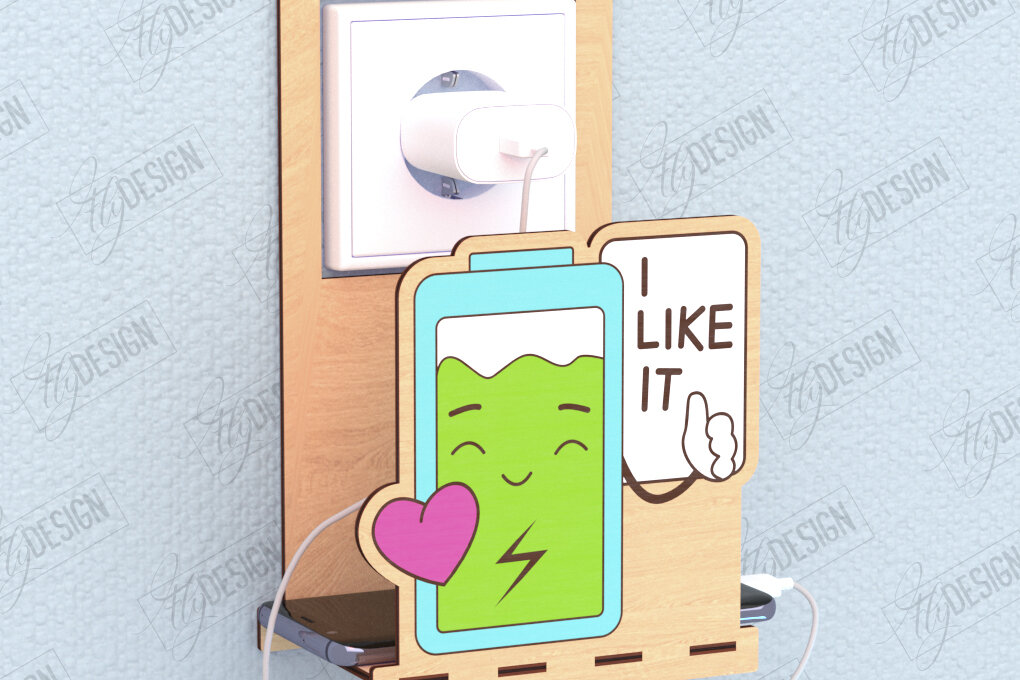 Σετ των 2 Intra απο ξύλο plywood 3mm-4mm πάχος – Βάση φόρτισης κινητού τοίχου με λέιζερ Δίασταση  40x30 cm INTRAFABR-120846185