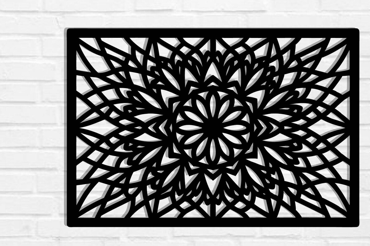 Intra απο ξύλο plywood 3mm-4mm πάχος – Πάνελ τοίχου, DXF Δίασταση  40x30 cm INTRAFABR-118211841