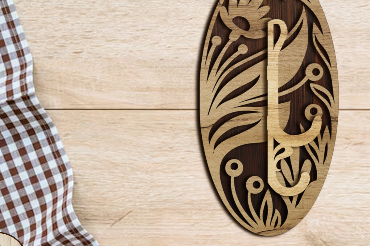 Intra απο ξύλο plywood 3mm-4mm πάχος – Γάντζος τοίχου ντουλάπας 3D διακόσμηση Δίασταση  40x30 cm INTRAFABR-101844847