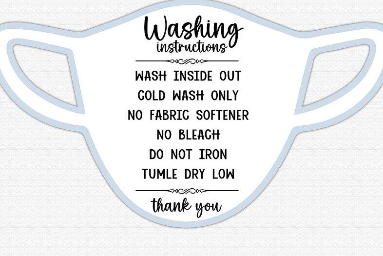 Σετ των 2 Intra απο ξύλο plywood 3mm-4mm πάχος – Οδηγίες πλυσίματος Μάσκα PNG Δίασταση  20x20 cm INTRAFABR-85650986