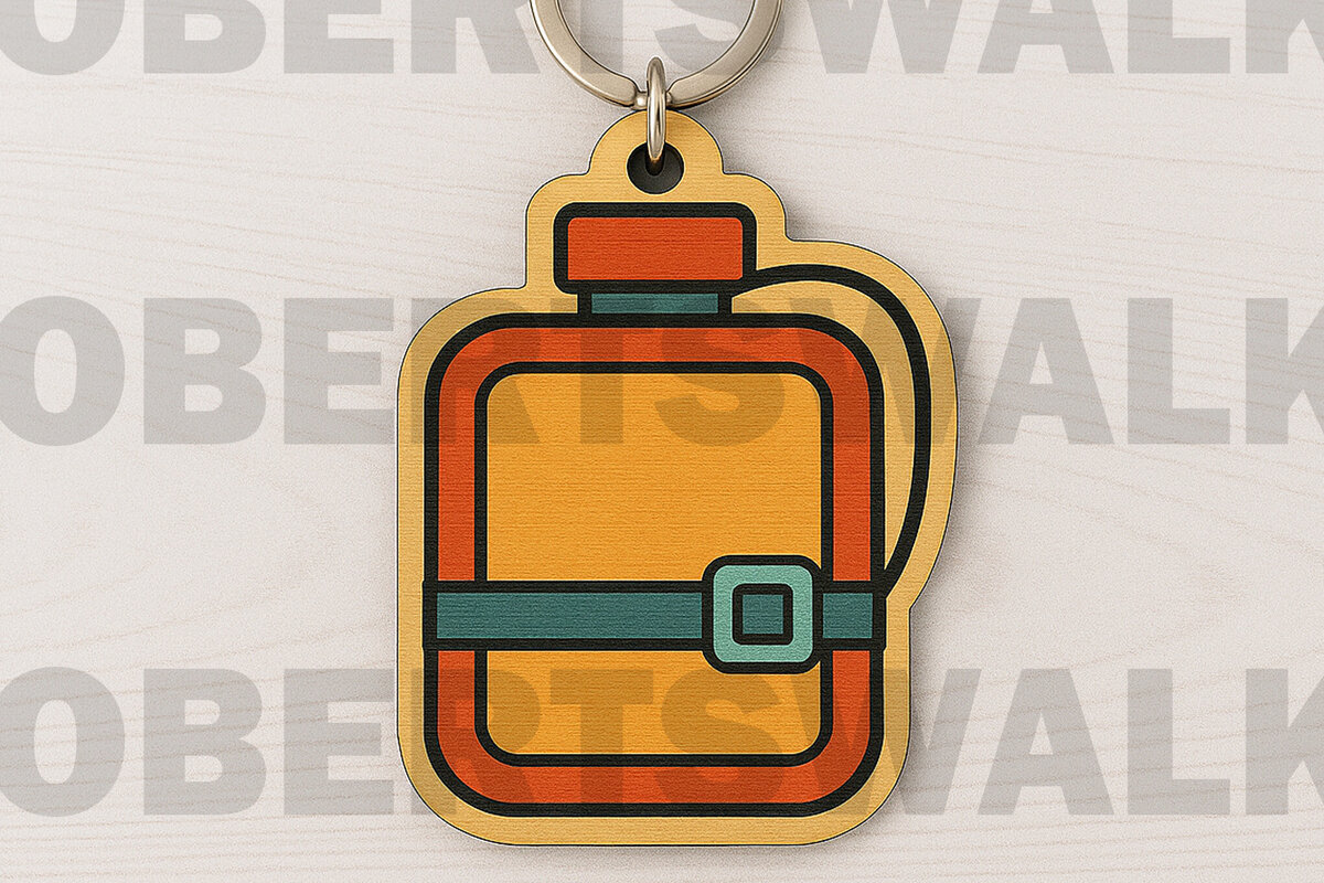 Σετ των 3 Intra απο ξύλο plywood 3mm-4mm πάχος – Μπρελόκ Καντίνας νερού Δίασταση  5x5 cm INTRAFABR-123329286