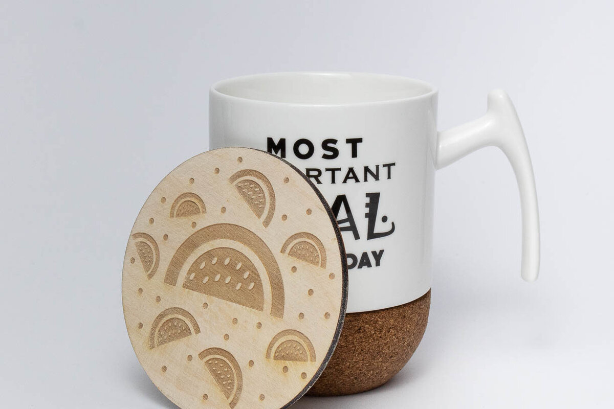 Σετ των 2 Intra απο ξύλο plywood 3mm-4mm πάχος –  σουβέρ καρπούζι Δίασταση  20x20 cm INTRAFABR-67989438