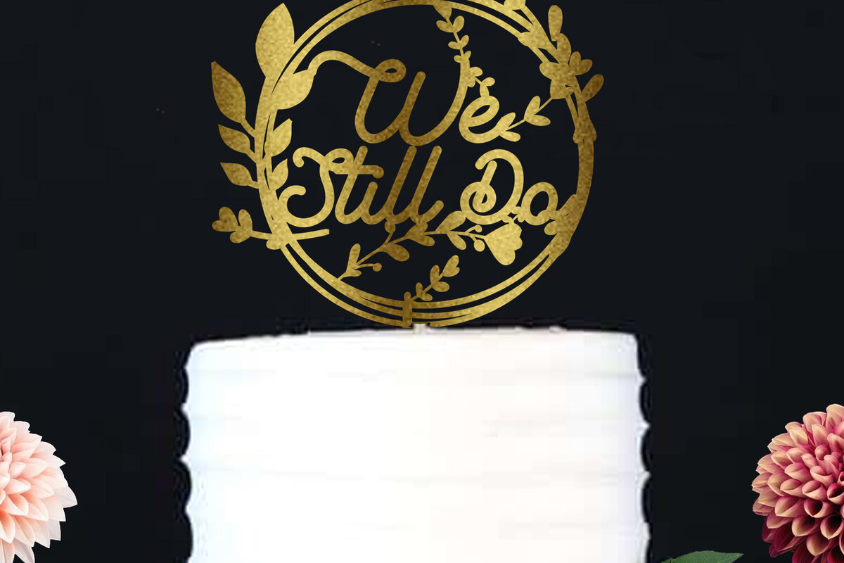 Σετ των 2 Intra απο ξύλο plywood 3mm-4mm πάχος – Εξακολουθούμε να κάνουμε Cake Toppers Δίασταση  20x20 cm INTRAFABR-5591764