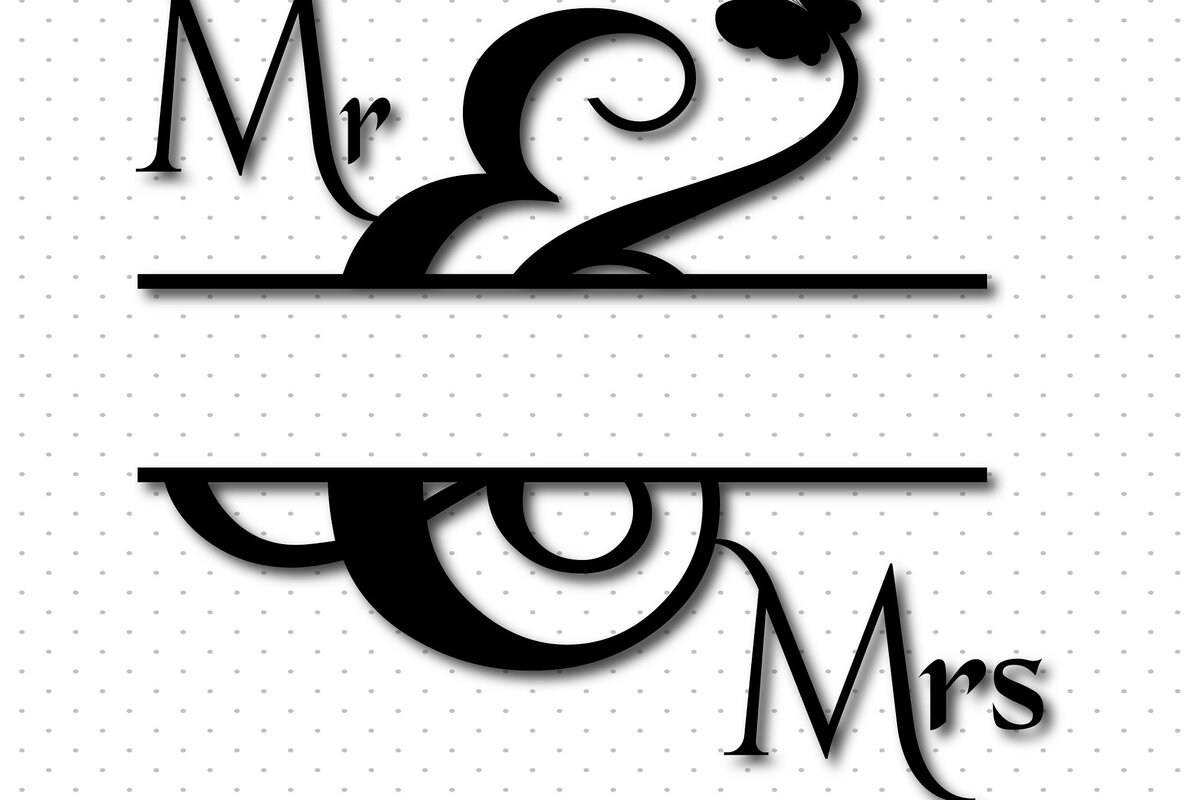 Σετ των 2 Intra απο ξύλο plywood 3mm-4mm πάχος – Μονόγραμμα χωρισμένης πεταλούδας γάμου Δίασταση  20x20 cm INTRAFABR-8920007