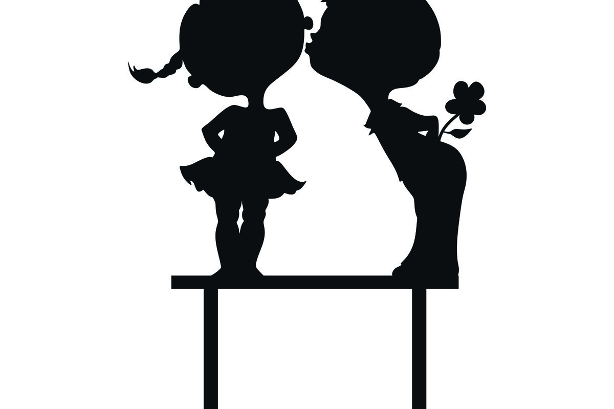 Σετ των 2 Intra απο ξύλο plywood 3mm-4mm πάχος – Τοπέρ για γαμήλια τούρτα, γραφικά κομμένα αρχεία Δίασταση  20x20 cm INTRAFABR-4033415