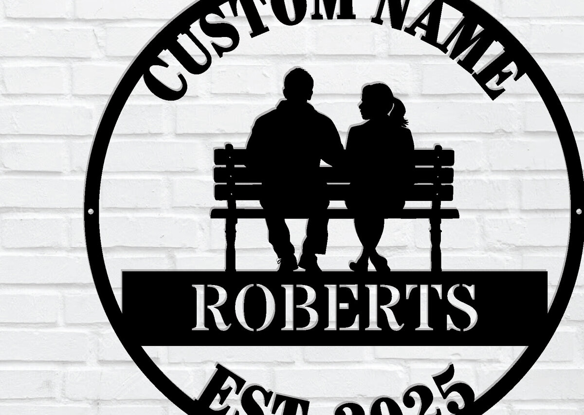 Σετ των 2 Intra απο ξύλο plywood 3mm-4mm πάχος –  πινακίδα Ζευγάρι Γάμου, Δίασταση  20x20 cm INTRAFABR-112642594