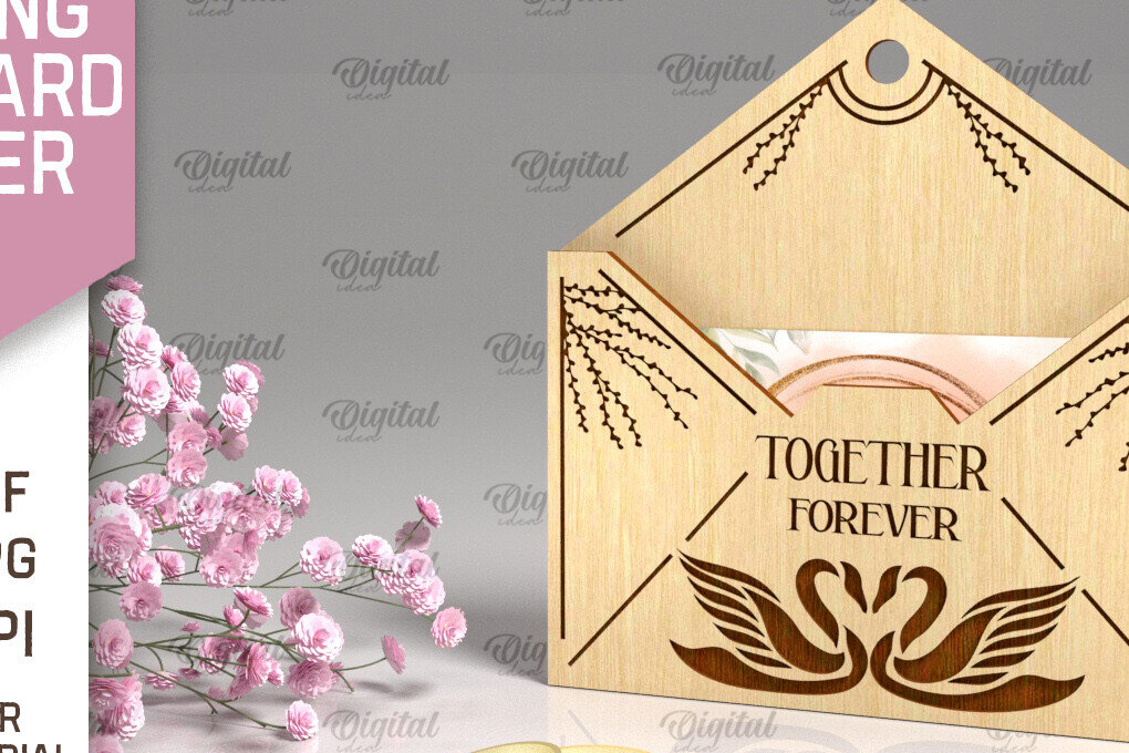 Σετ των 2 Intra απο ξύλο plywood 3mm-4mm πάχος – Θήκη δώρου γάμου με Δίασταση  20x20 cm INTRAFABR-94149782