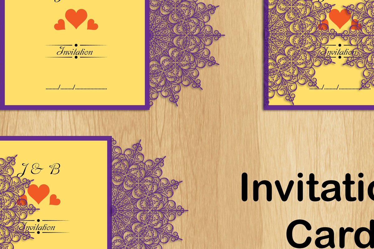 Σετ των 2 Intra απο ξύλο plywood 3mm-4mm πάχος – Προσκλητήριο γάμου Δίασταση  20x20 cm INTRAFABR-32210813