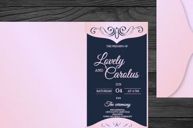 Σετ των 2 Intra απο ξύλο plywood 3mm-4mm πάχος – Προσκλητήριο γάμου Δίασταση  20x20 cm INTRAFABR-30616202