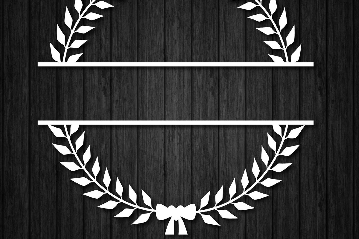 Σετ των 2 Intra απο ξύλο plywood 3mm-4mm πάχος – Μονόγραμμα Γάμου Floral Δίασταση  20x20 cm INTRAFABR-13356688